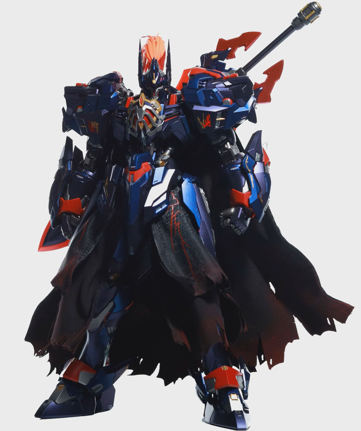 Model Kit Lancelot - 【ไม่มีรูป】โมโชว์ ฟิกเกอร์ทหารชายสเกล 1/12 ชุดกูอชวงเมค ผ้าคลุมสีน้ำเงิน แดง