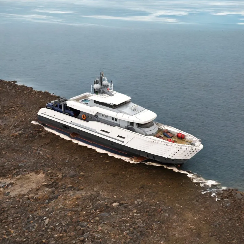 เรือยอชท์สีขาว Moc Explorer จำ - Model Kit Yacht บทวิจารณ์และราคา