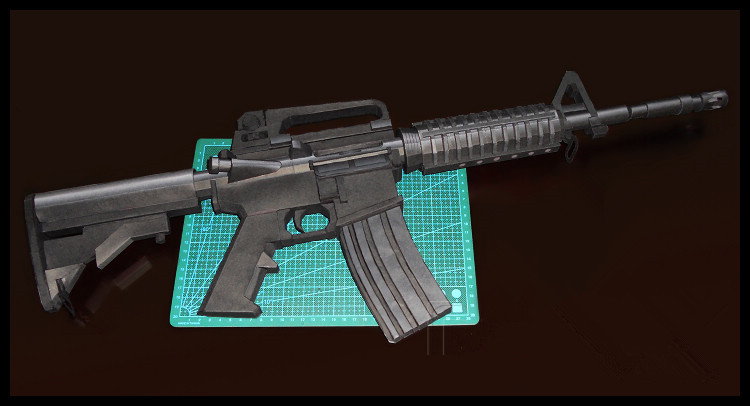 1:1ช่วยชีวิตปืนไรเฟิล M4A1โคลท - Model Kit Fantasy บทวิจารณ์และราคา